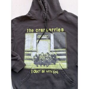 The Cranberries Sweatshirt Black Spell-Out Unisex M Rock 90s Irish Zombie War UK